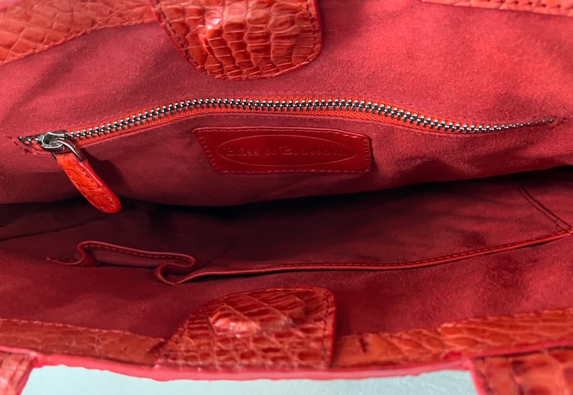 Bliss & Blossom 악어 토트백 상품이미지4