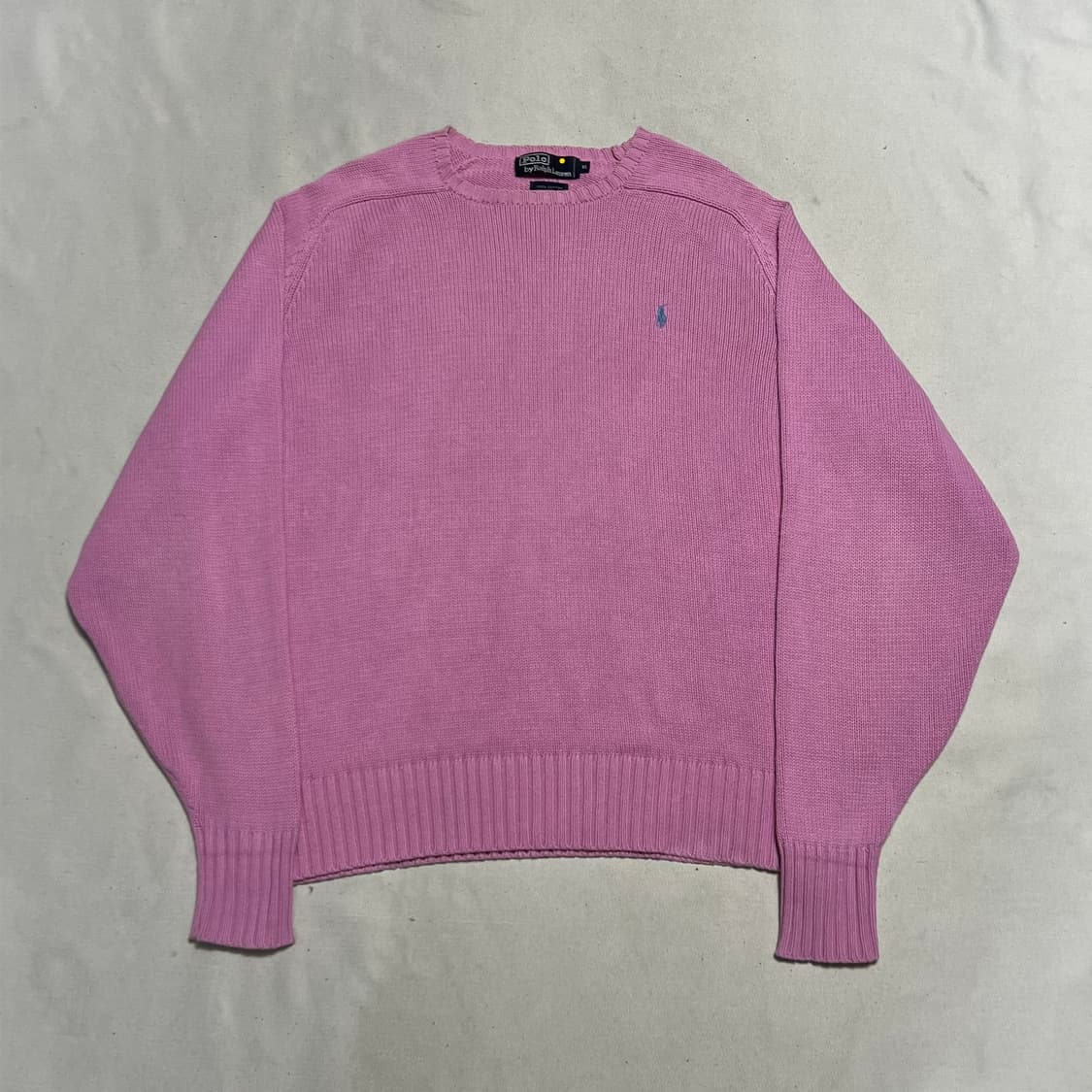 XL 폴로랄프로렌 핑크 코튼 니트 상품이미지2