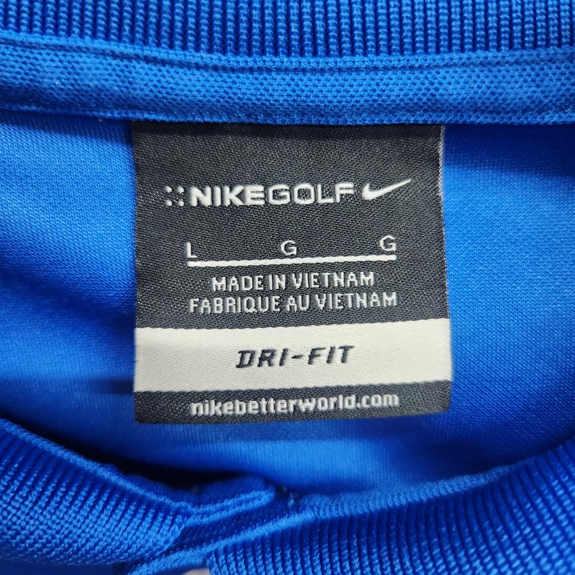 나이키 골프 로고자수 반팔카라 L(XL) 상품이미지5