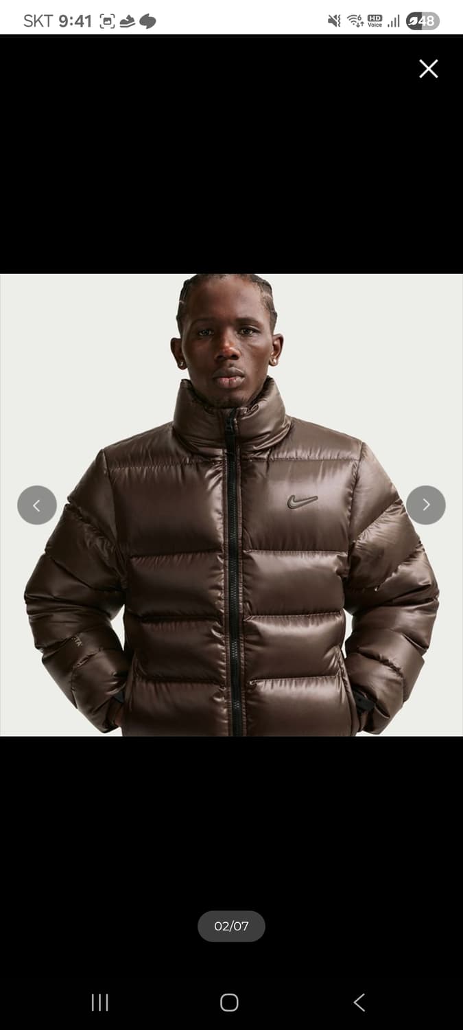 나이키 x 녹타 패딩 XXL 새상품 상품이미지1