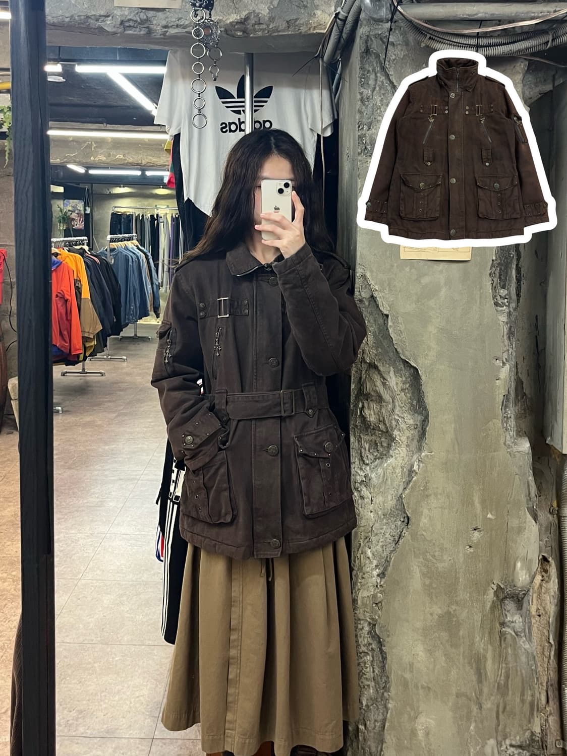 베이프 밀리터리 자켓 브라운 #csz2152 상품이미지1