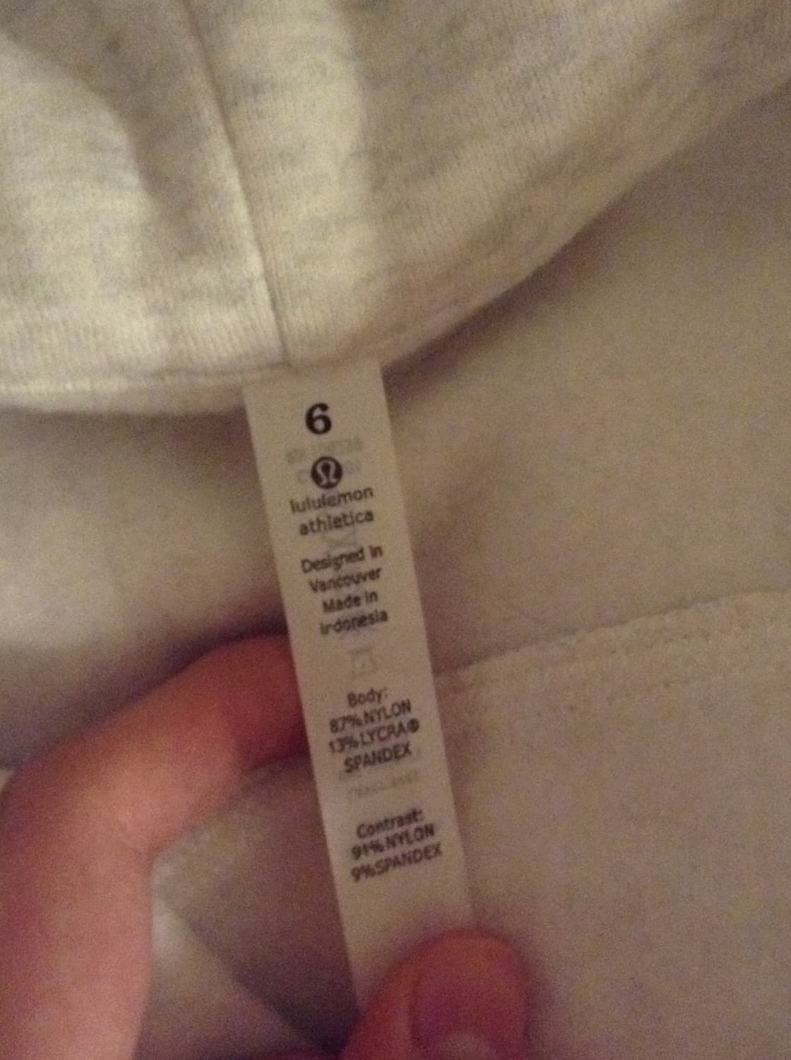 룰루레몬 아이보리 스쿠바 풀집 후드 집업 상품이미지4