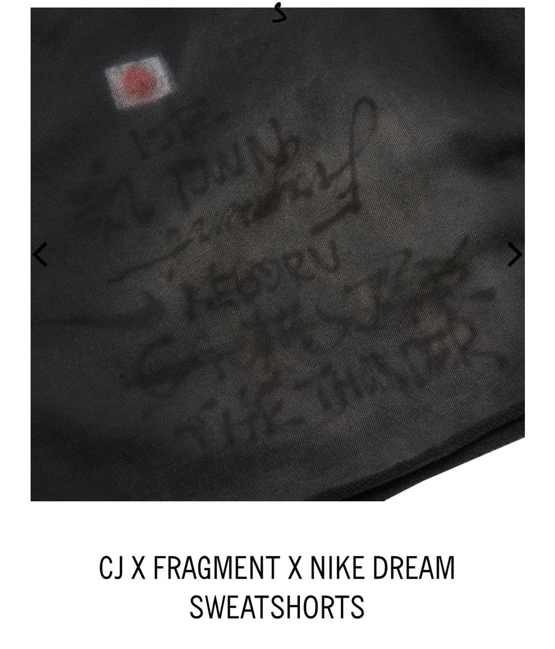 트래비스 스캇 프라그먼트 나이키 반바지 상품이미지3