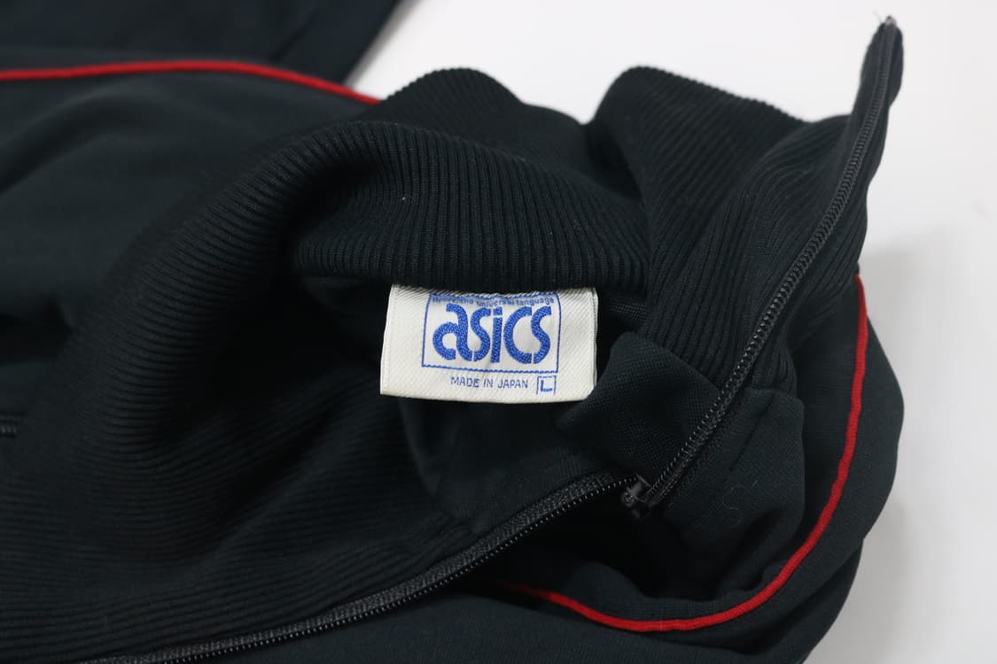 ASICS 아식스 빈티지 레드 라인 사이드 스트라이프 트랙탑 (L) 상품이미지9