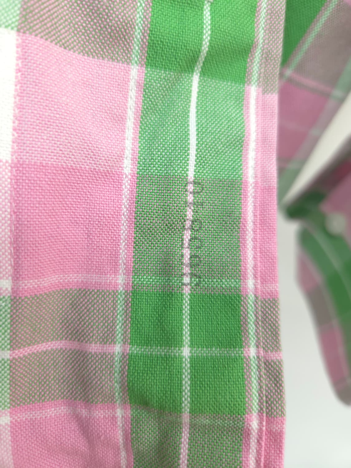 2사이즈 톰브라운 핑크 그린 체크 셔츠 상품이미지7