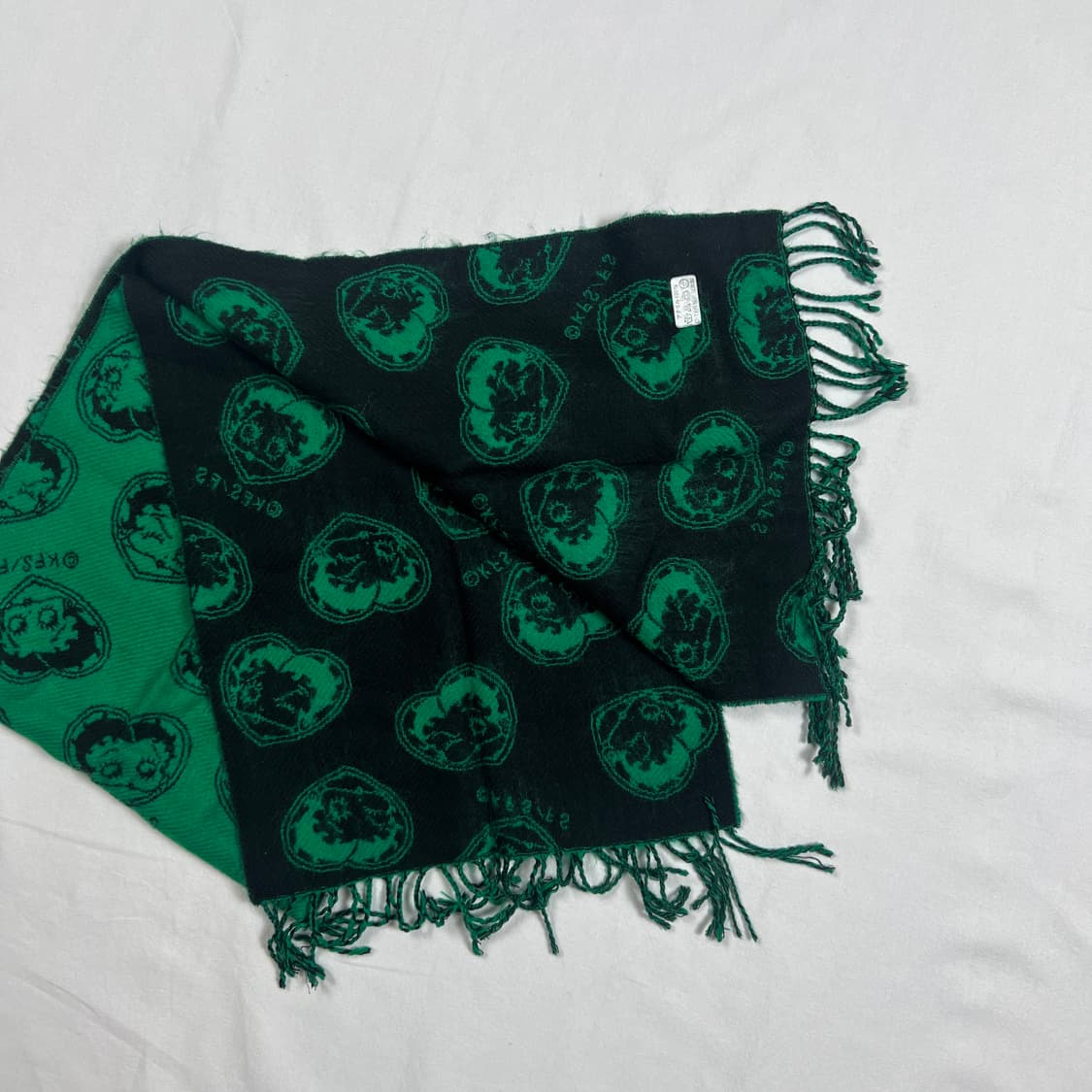 90’s 베티붑 betty boop 카툰 머플러 목도리 상품이미지4