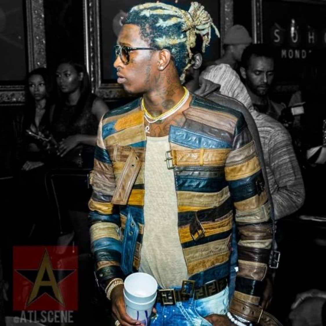 H&M Margiela 벨트 가죽 자켓 상품이미지1