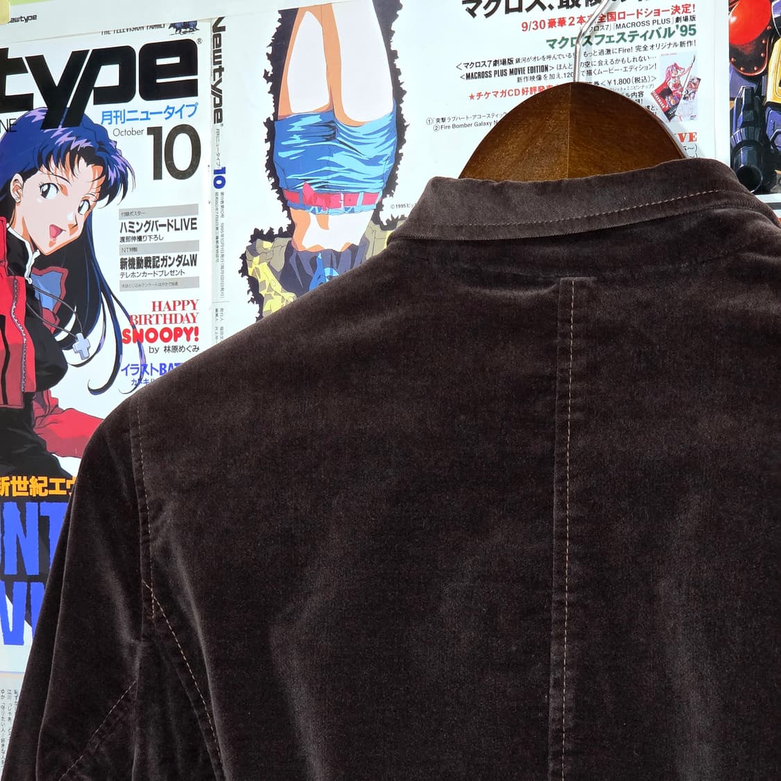 JPN 빈티지 버튼 브라운 벨벳 자켓 상품이미지7