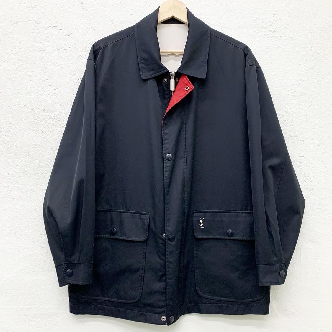 입생로랑 화이트&블랙 리버시블 사파리 자켓 상품이미지2