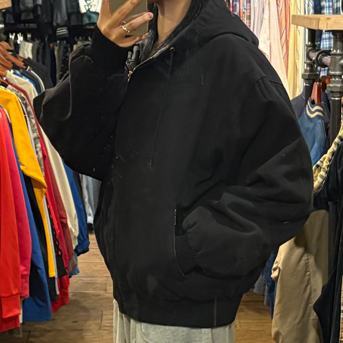 [HI] 트라이마운틴 워크자켓 블랙 상품이미지3