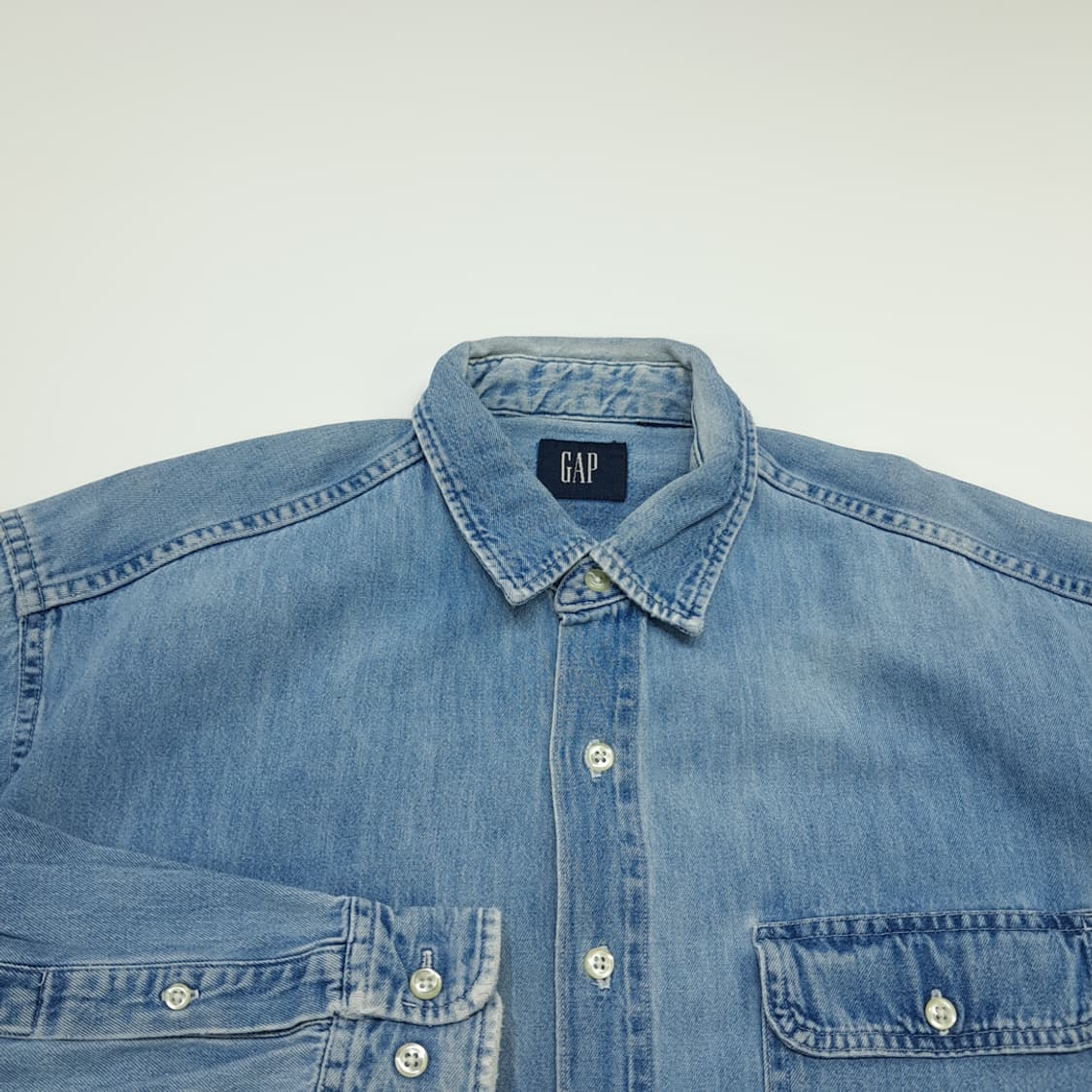 CN776 XL GAP 갭 데님 긴팔 셔츠 상품이미지3