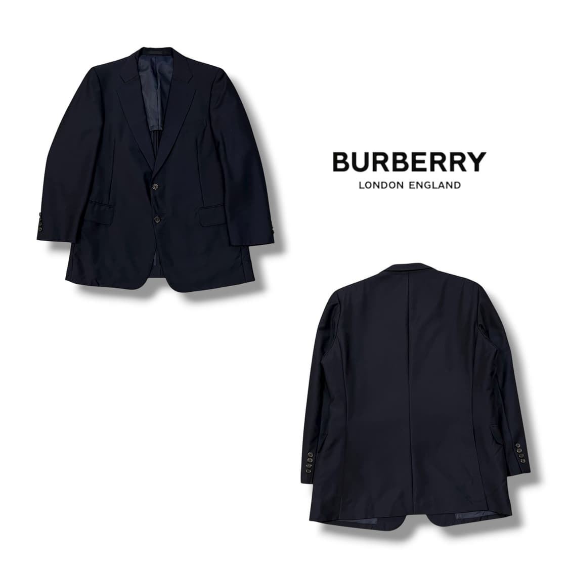  버버리 네이비 투버튼 블레이저 y14093 상품이미지1