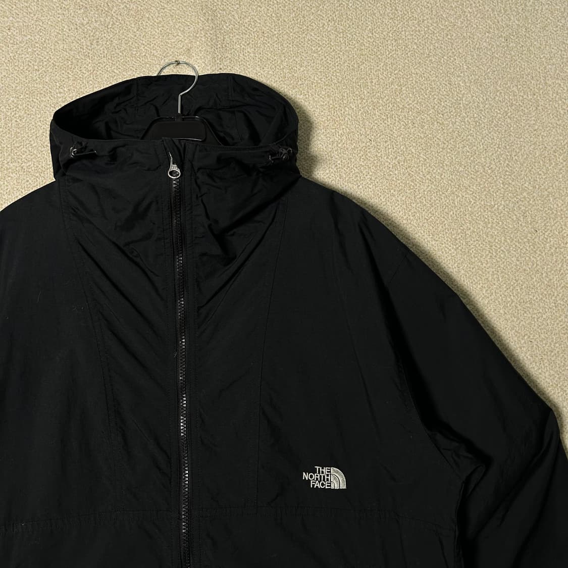  (L) 노스페이스 블랙 언더로고 바람막이 상품이미지3