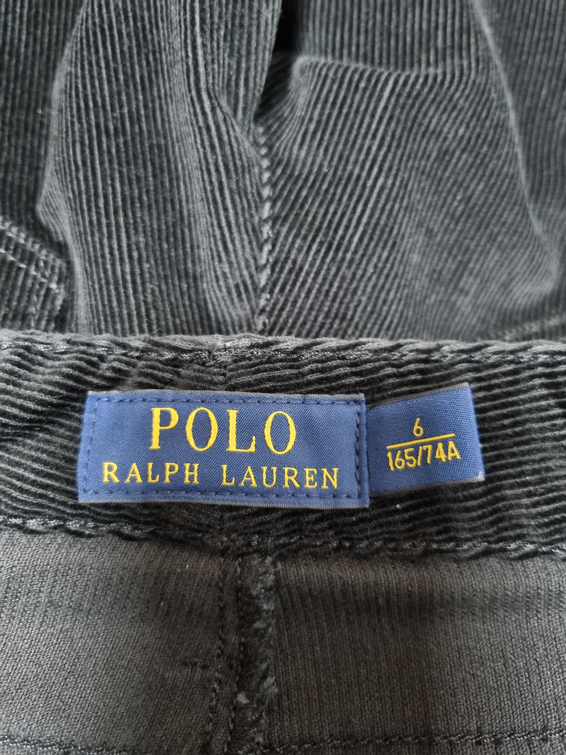 여성 폴로 랄프로렌 블랙 검정 코듀로이 팬츠 바지 상품이미지10