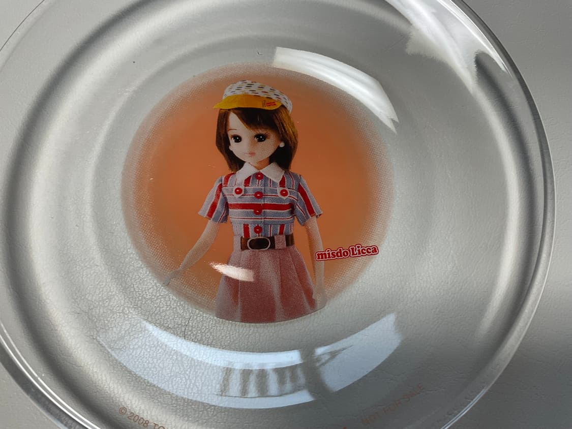 리카짱x미스터도넛 콜라보 유리그릇 상품이미지4