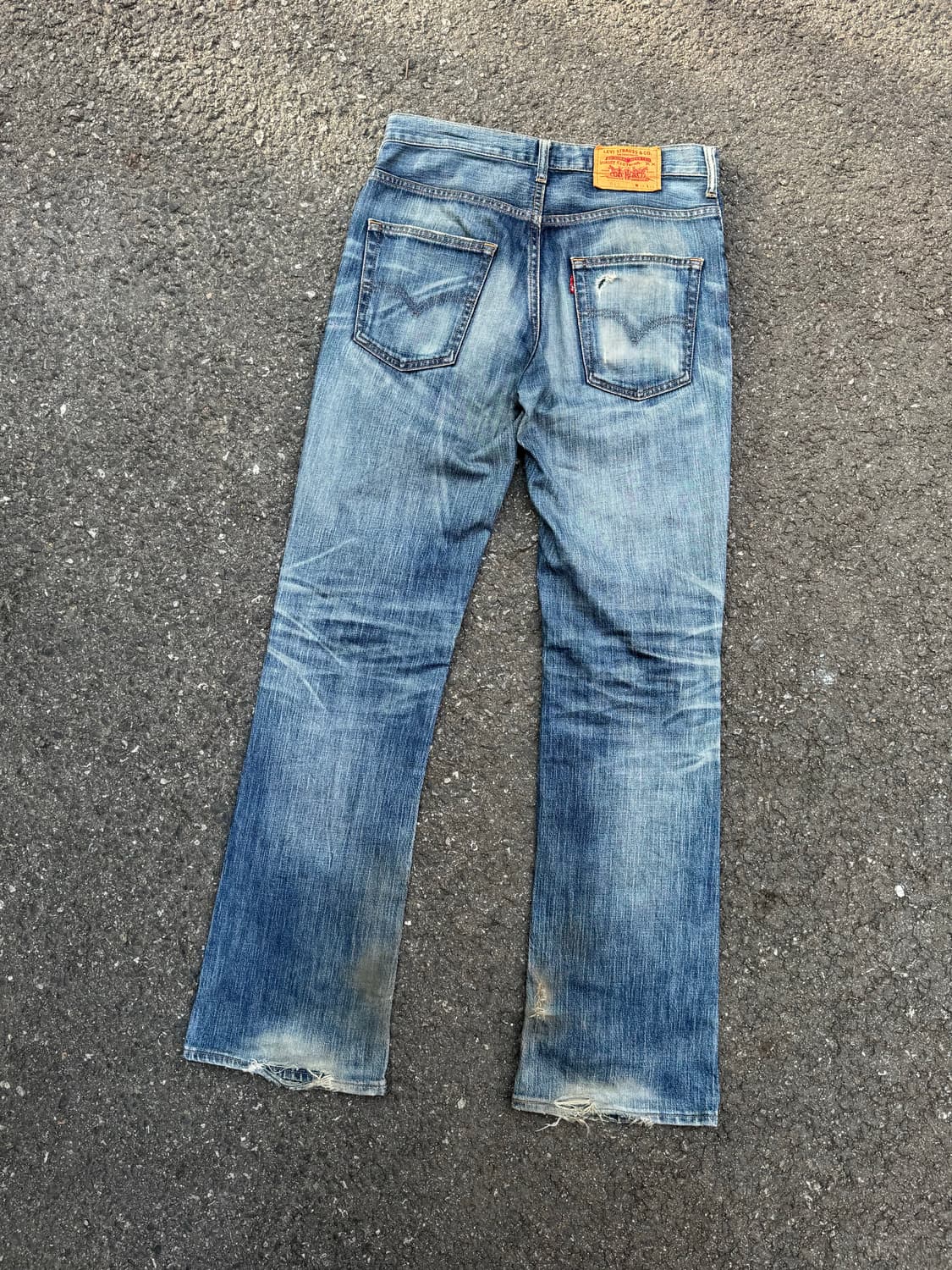 리바이스 517 더티 페이딩 부츠컷 데님팬츠  상품이미지1