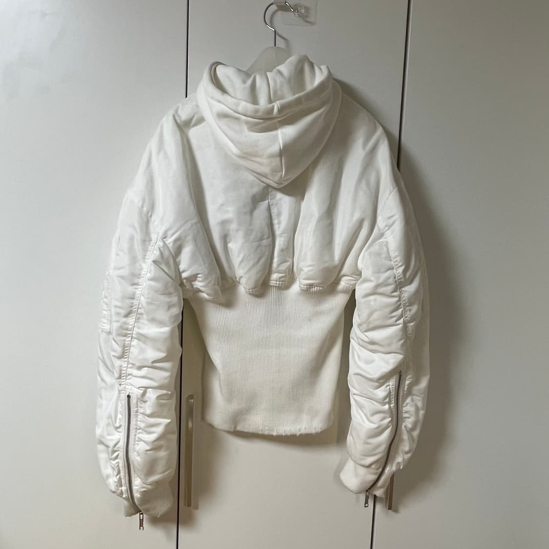 레이서 월드와이드 항공점퍼 화이트 S 상품이미지7