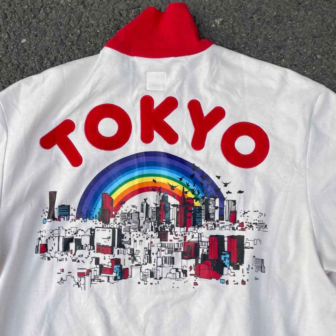 급매 00s 아디다스 도쿄 대대장 화이트 져지 L 상품이미지5