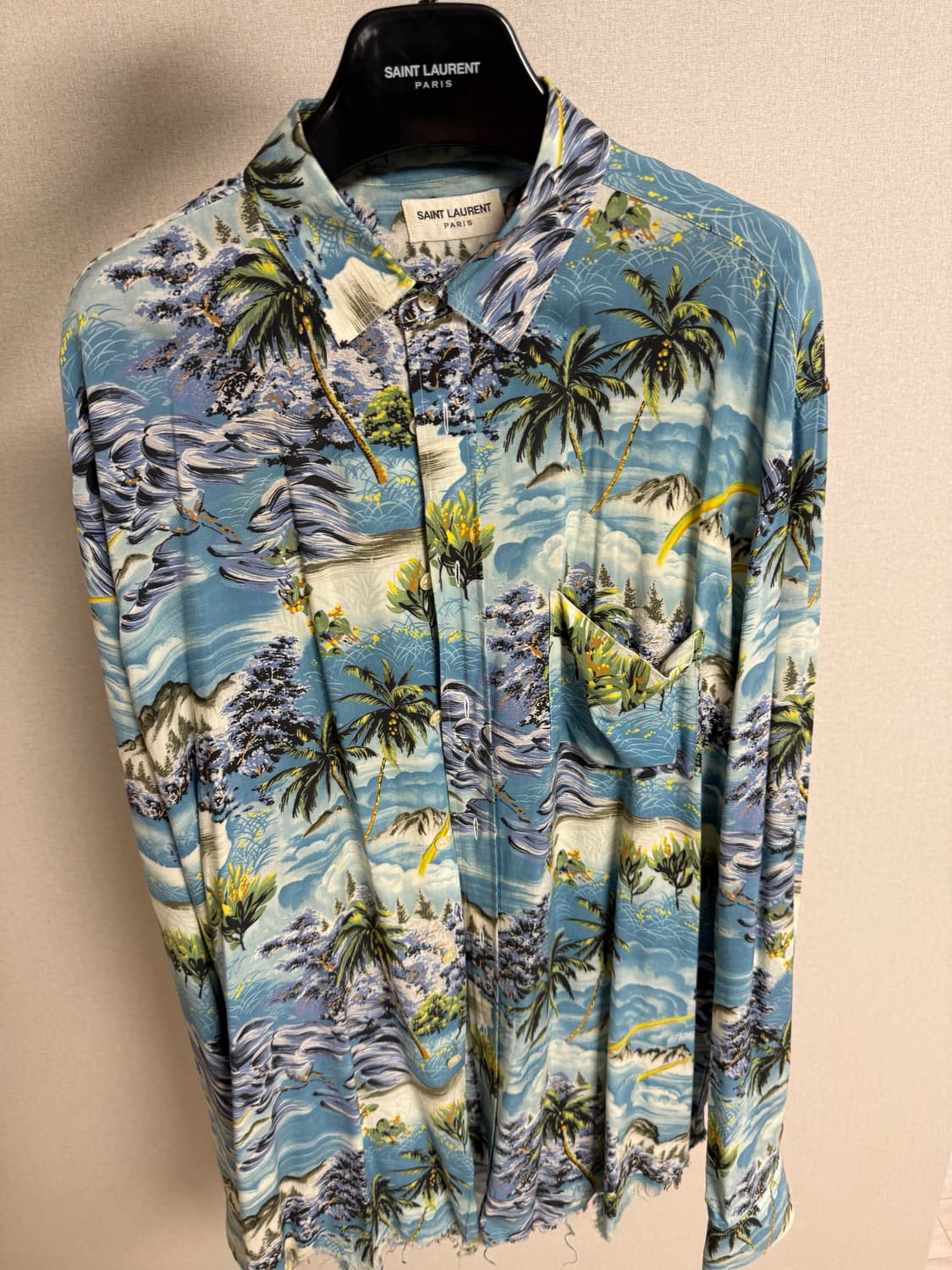 생로랑16ss 하와이안셔츠 42사이즈 상품이미지1