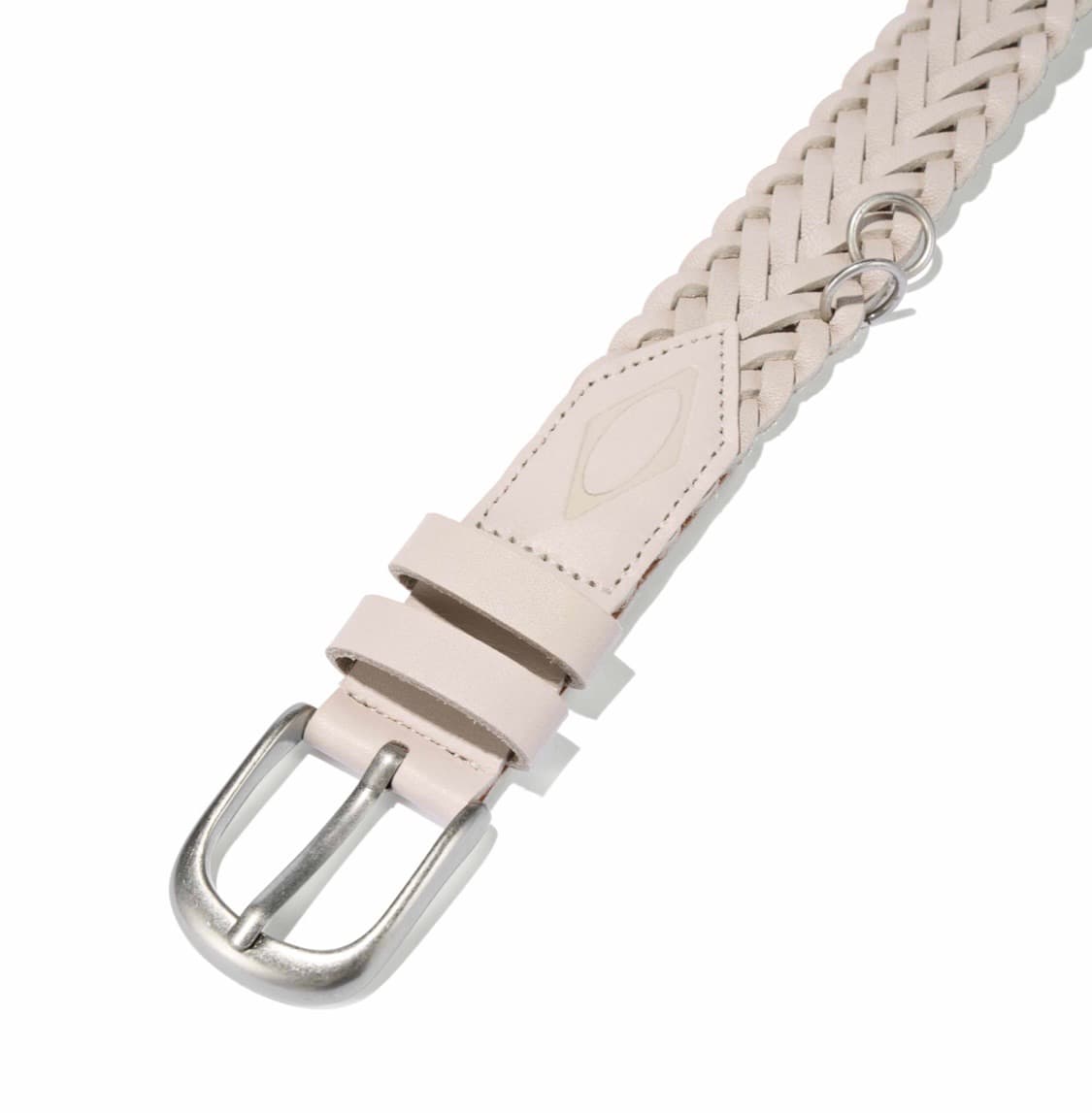 미스치프 BRAIDED LEATHER BELT_LIGHT PINK GRE 상품이미지2