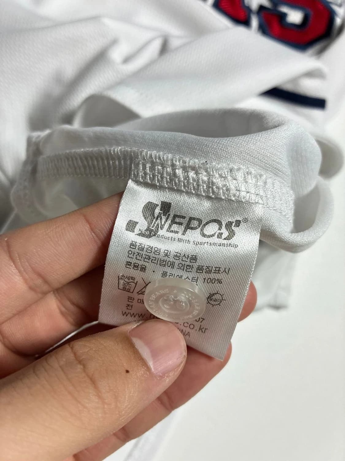 두산 베어스 노경은 선수 반팔 유니폼 R1665 상품이미지7