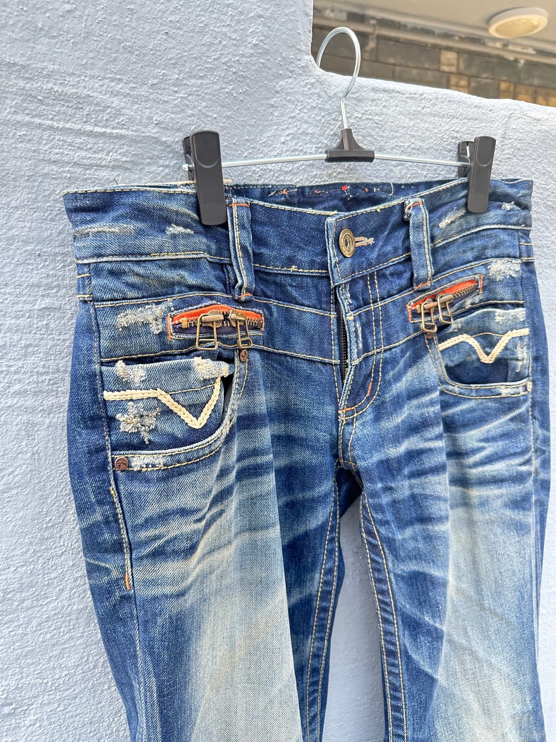 Lolita jeans washing flare low rise  상품이미지3