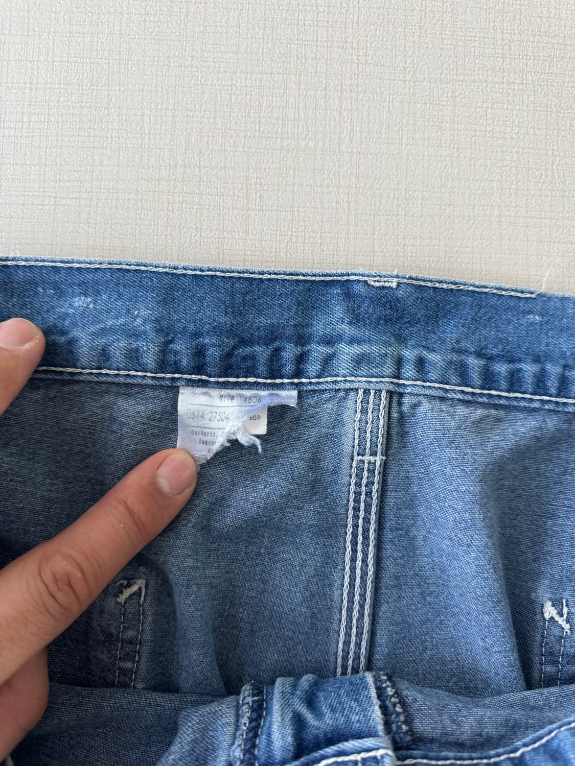 00s 칼하트 데님 카펜터 팬츠 상품이미지4