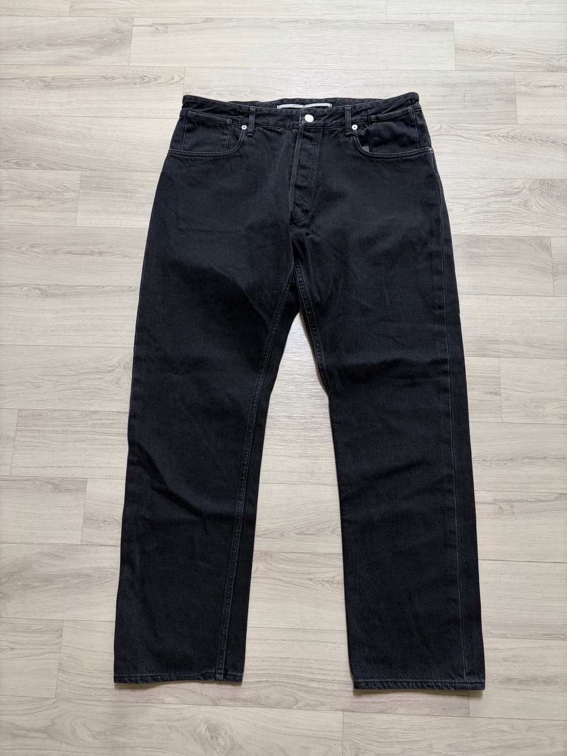 ODS 올리브드랩서비스 페이크 6포켓 팬츠 블랙 블리치 XL사이즈 상품이미지1