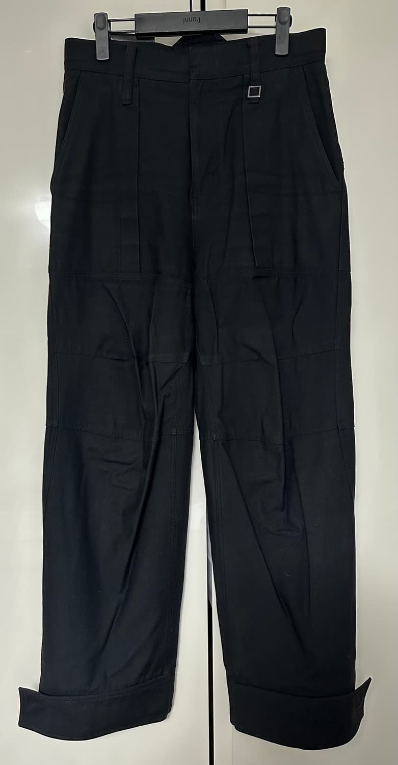 [46] 우영미 플랩 팬츠 블랙 상품이미지1