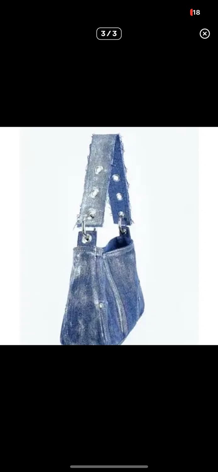 브루앙 데님 숄더백 상품이미지3