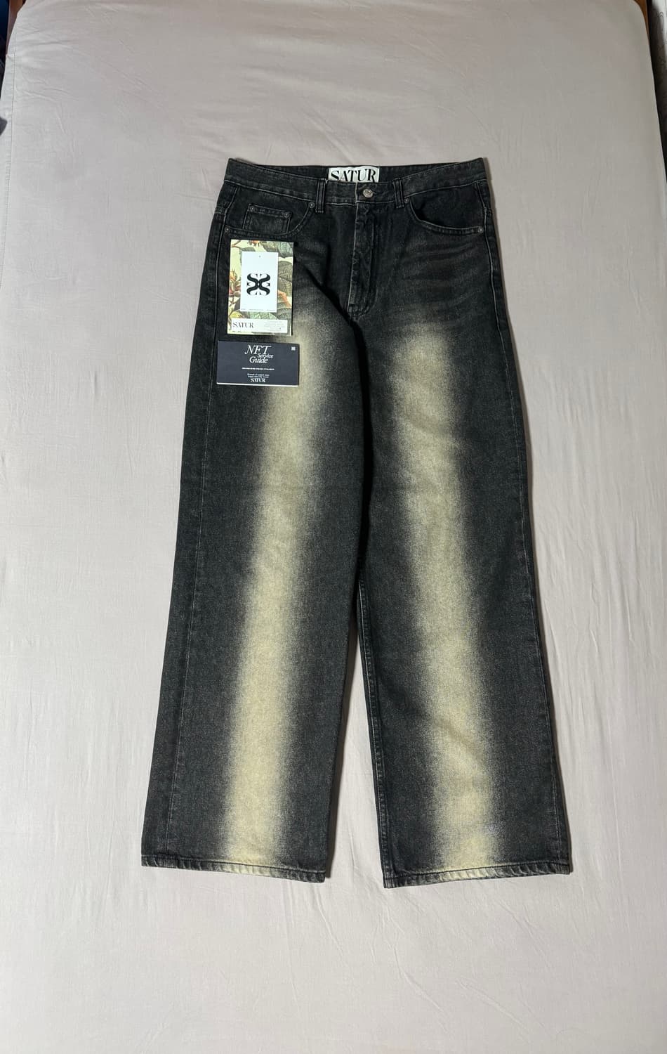 (새상품) 세터 브루클린 뉴트로 와이드 워시드 데님 팬츠 상품이미지1