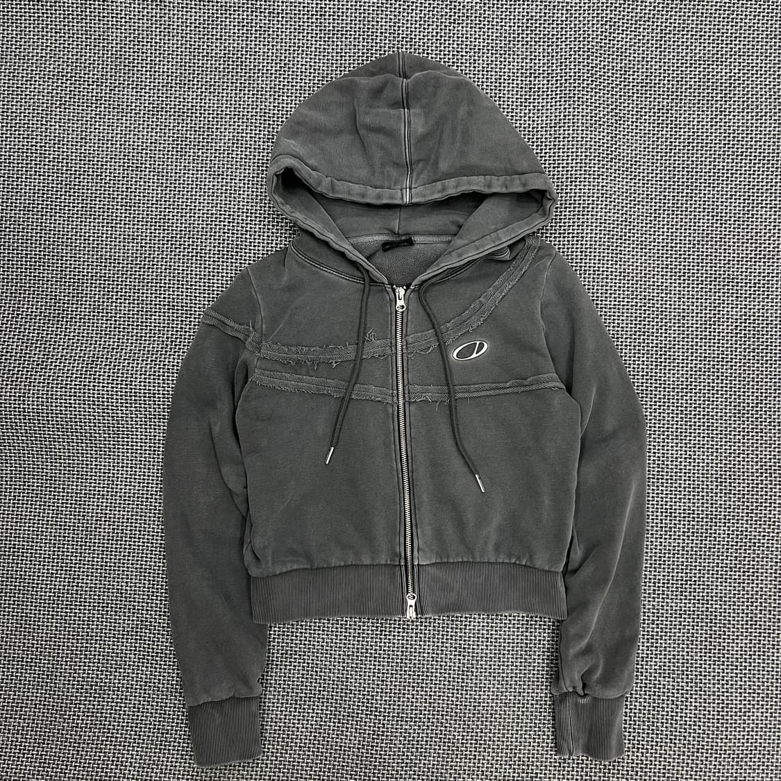 오드스튜디오 다크그레이 후드집업 상품이미지1