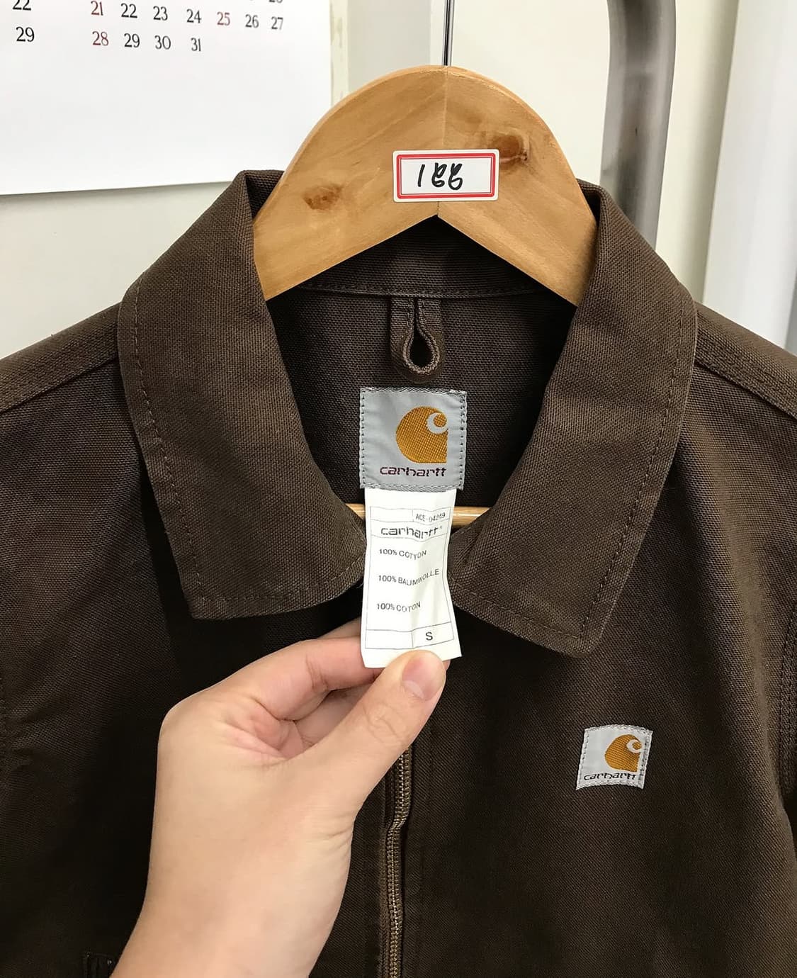 칼하트 브라운 디트로이트 자켓 상품이미지2