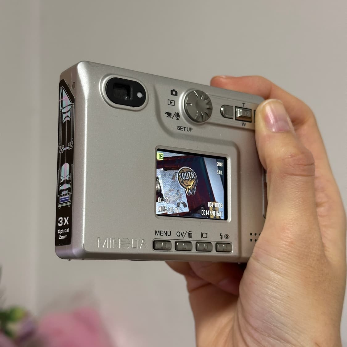 레어템 빈티지 디카 코니카 미놀타 디미지 DiMAGE Xt 실버 상품이미지3