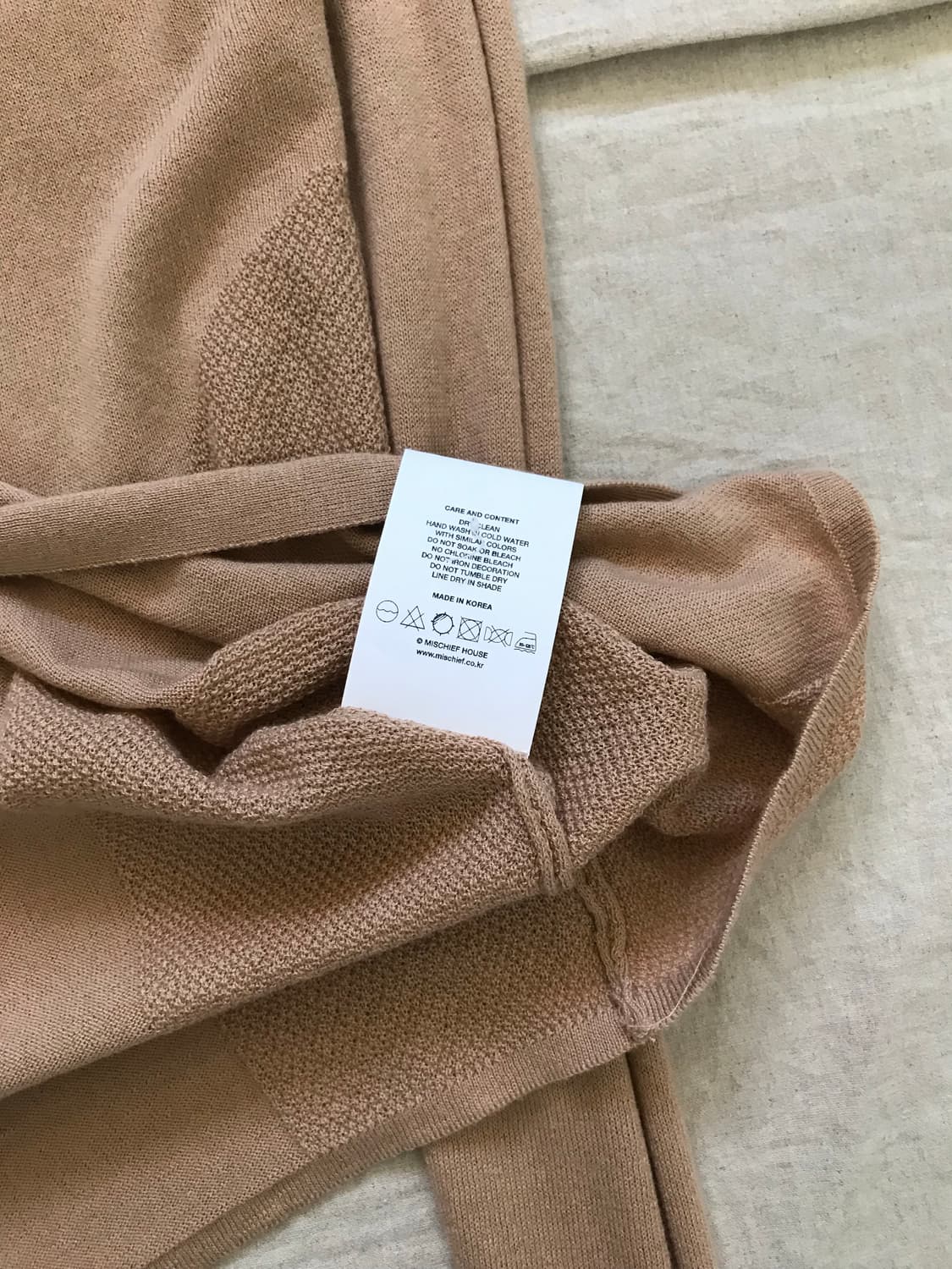 미스치프 라이트 웨이트 니트 롬버스 셔츠 상품이미지10