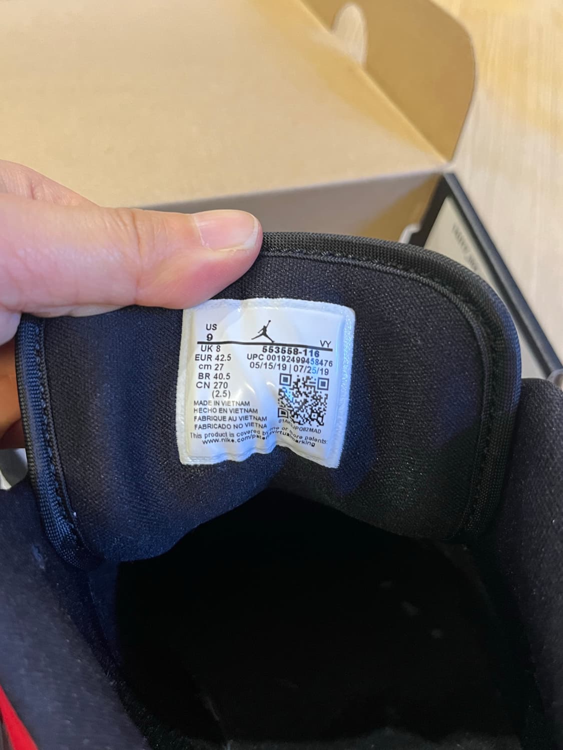 (270) 조던 1 로우 블랙토 스웨이드 1회 착용 상품이미지6