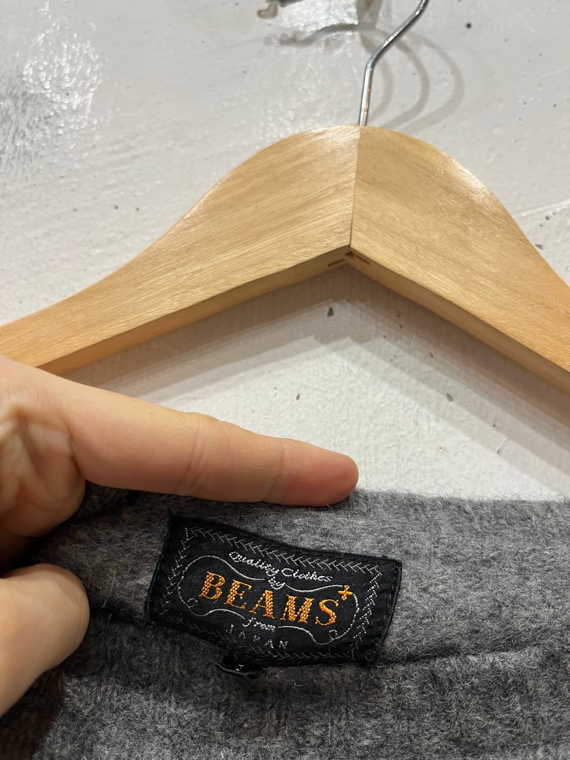 빔즈 퓨어울 니트 그레이 우먼즈 상품이미지2