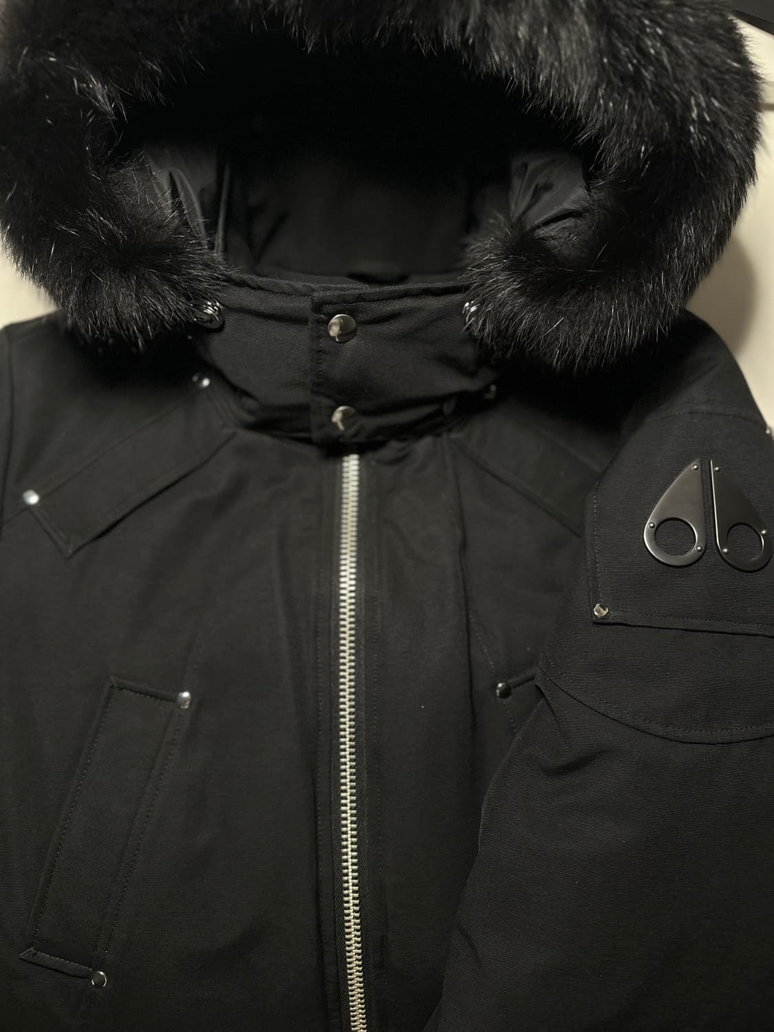 무스너클 발리스틱 봄버 블랙 퍼 M 상품이미지1