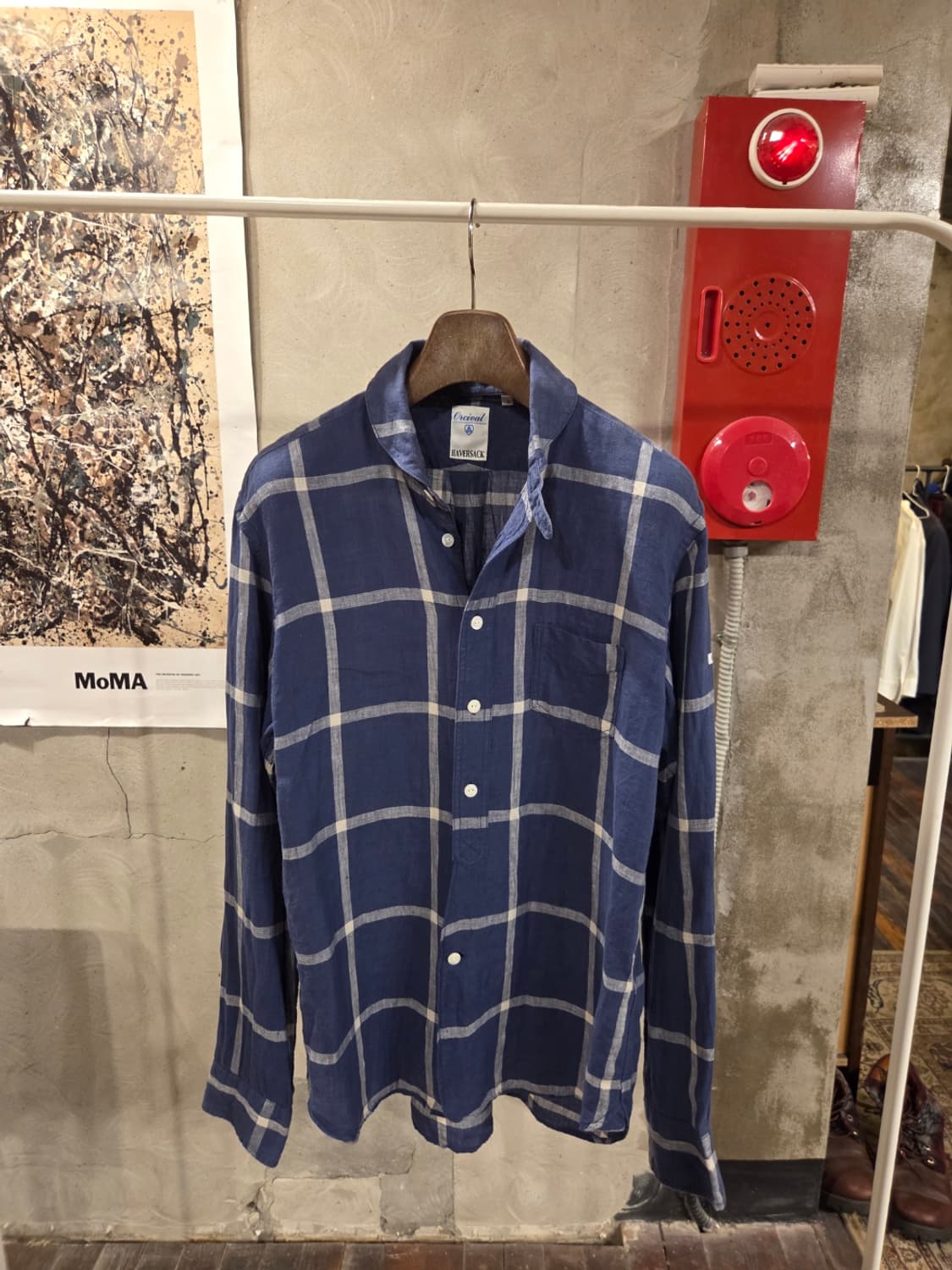 하버색×오르치발 린넨셔츠 상품이미지1