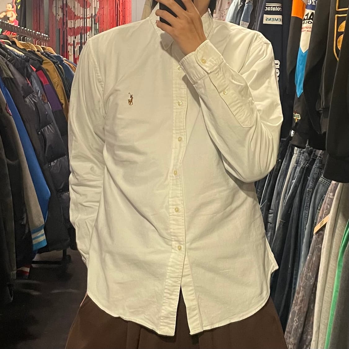 [IM] Polo 폴로랄프로렌 화이트 긴팔셔츠 상품이미지3