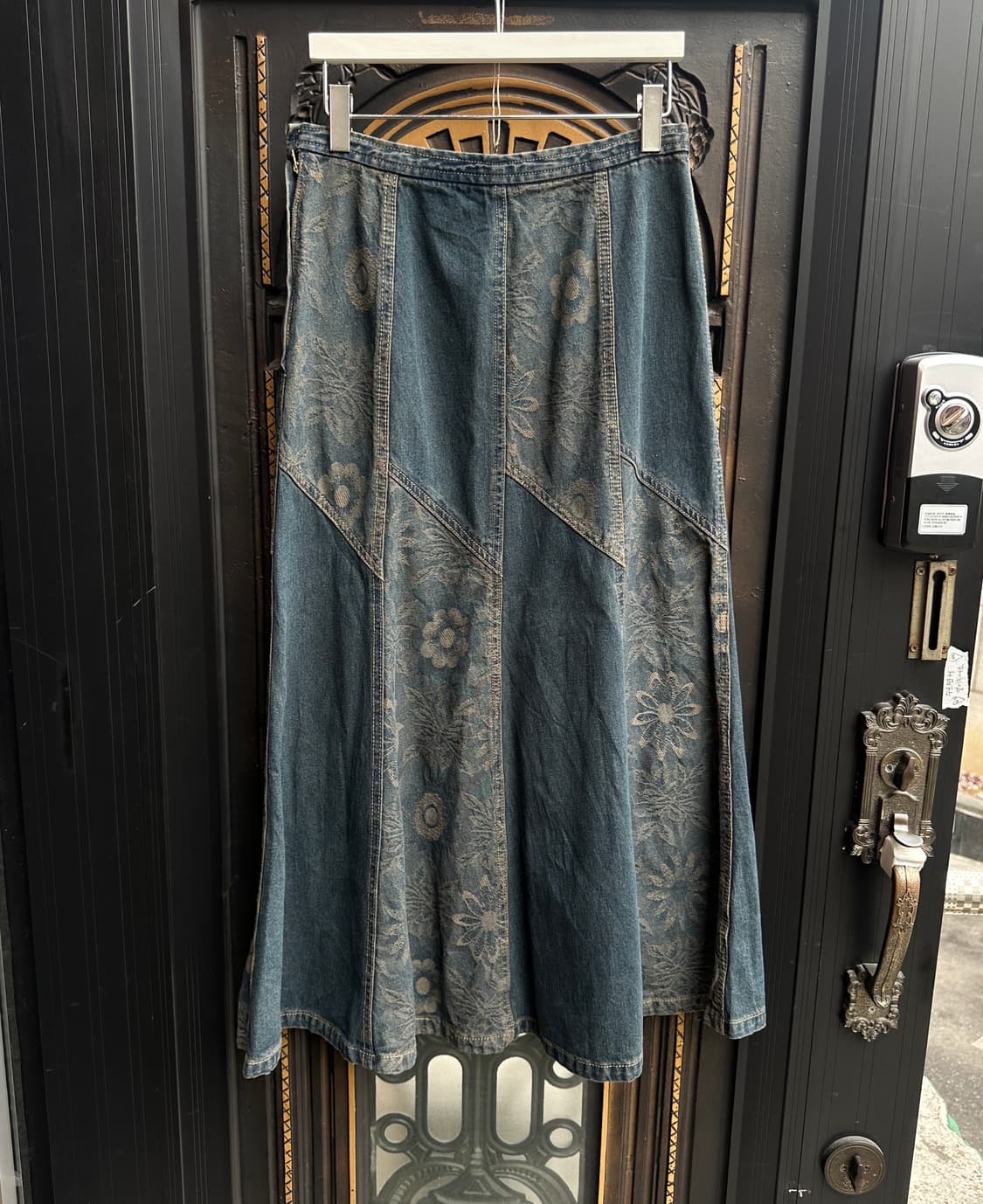 denim flower skirt 상품이미지4
