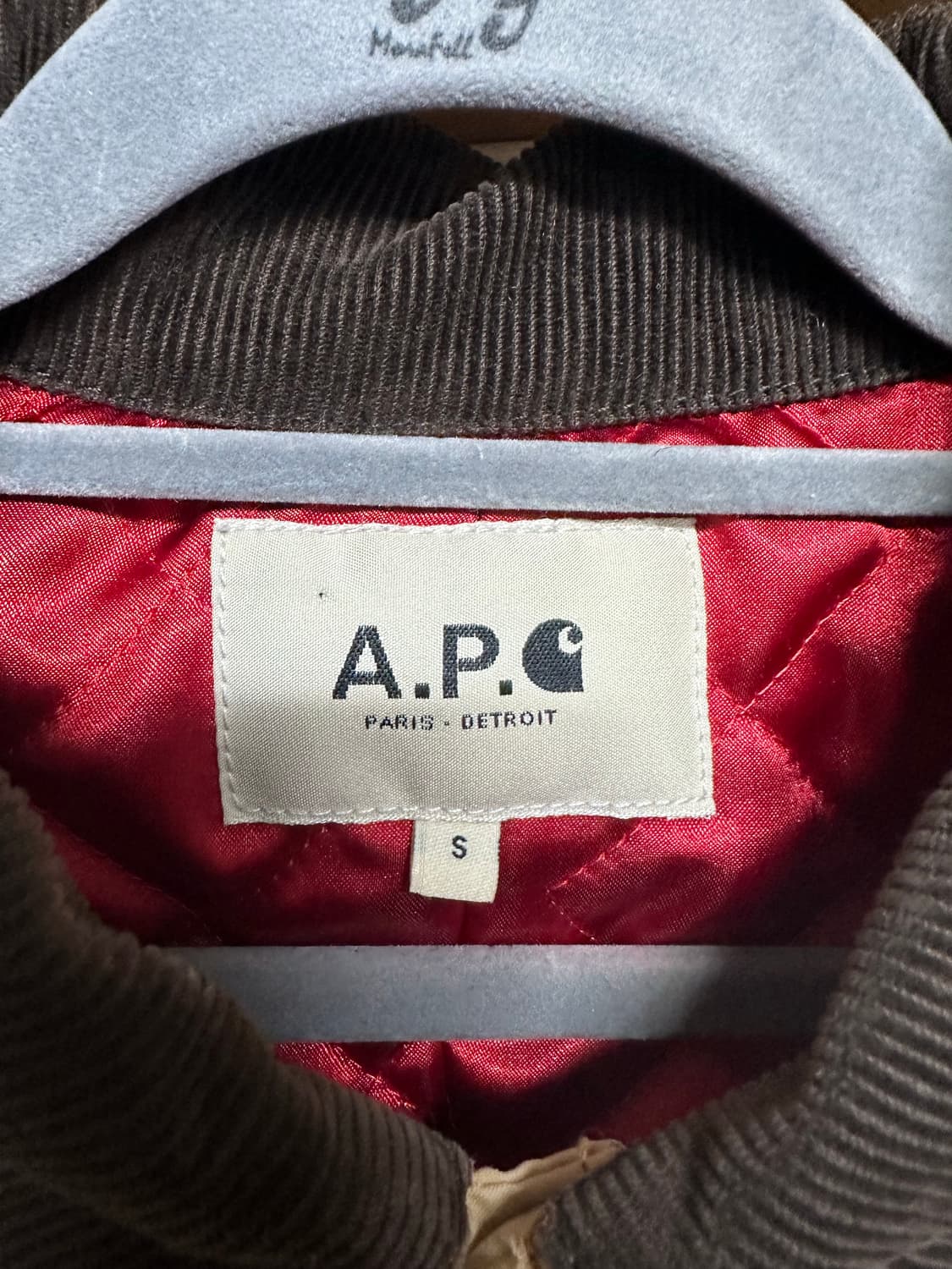 칼하트x아페쎄 carhatt a.p.c 가브리엘 코트 s 상품이미지6