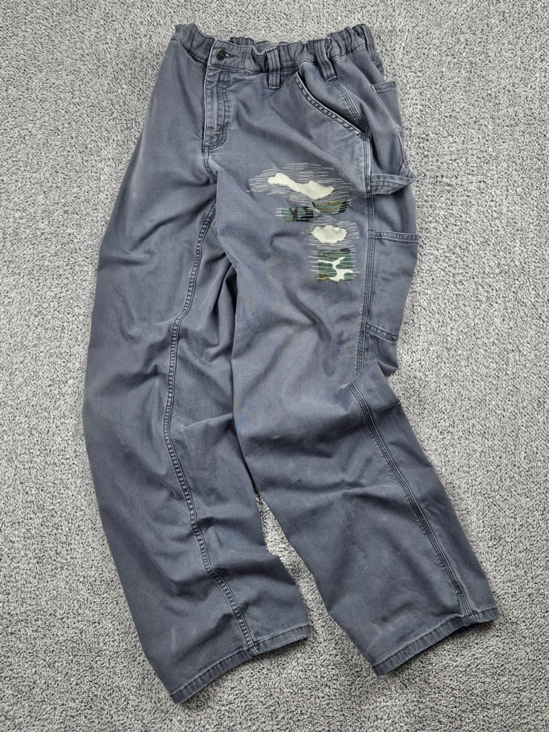 칼하트 리페어 밴딩 커스텀 카펜터 팬츠 (38X32 추정) / 10555 상품이미지2