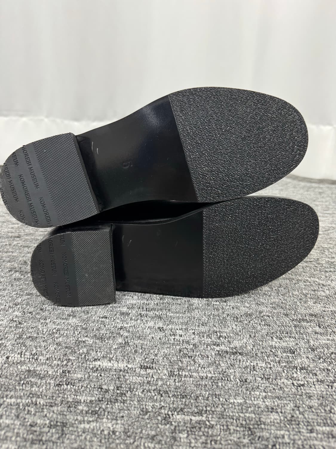 코모레비뮤지엄 리얼 소가죽 부츠 250사이즈 상품이미지6