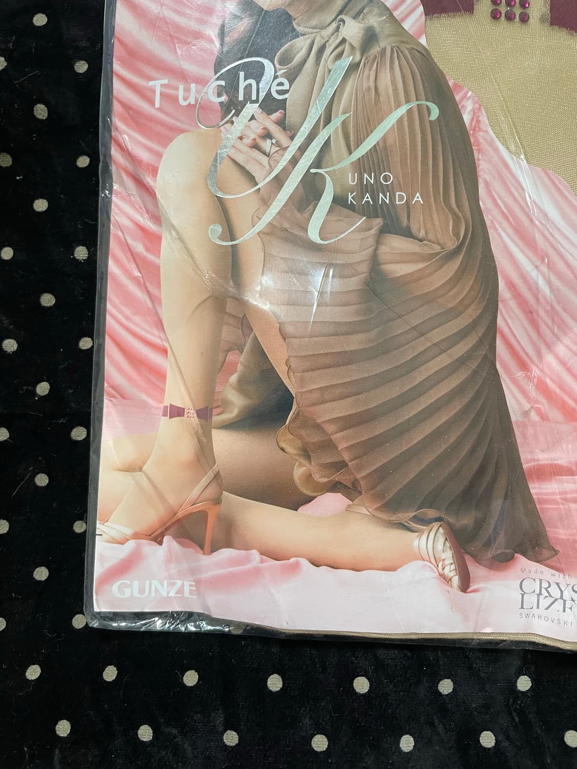 GUNZE Tuche 리본 디테일 스타킹 상품이미지2