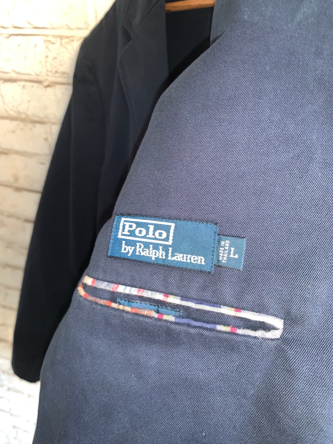 폴로 랄프로렌 트윌 자켓 3B 블레이져 L 상품이미지6