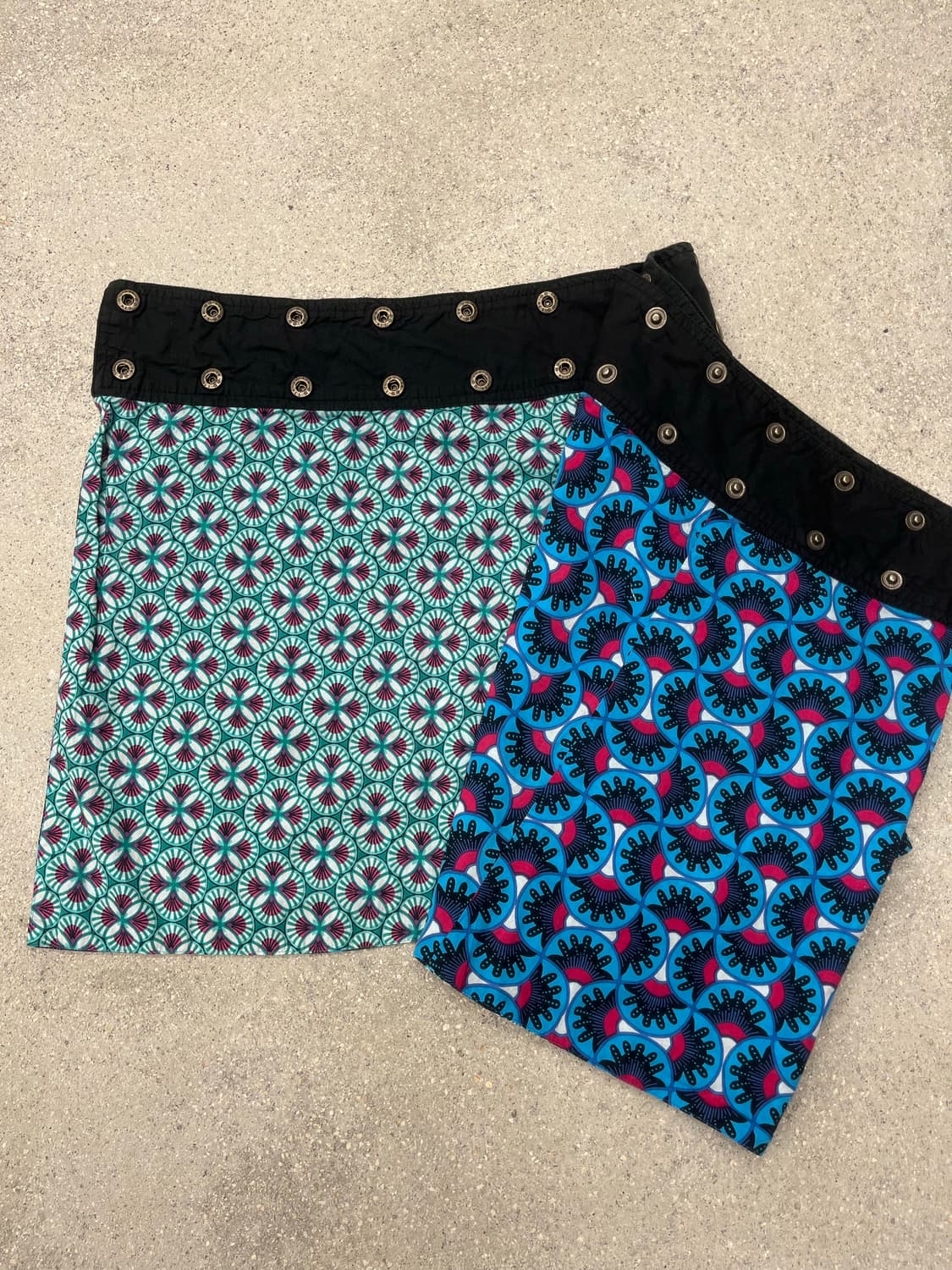 리버시블 패턴 버튼 스커트  상품이미지3