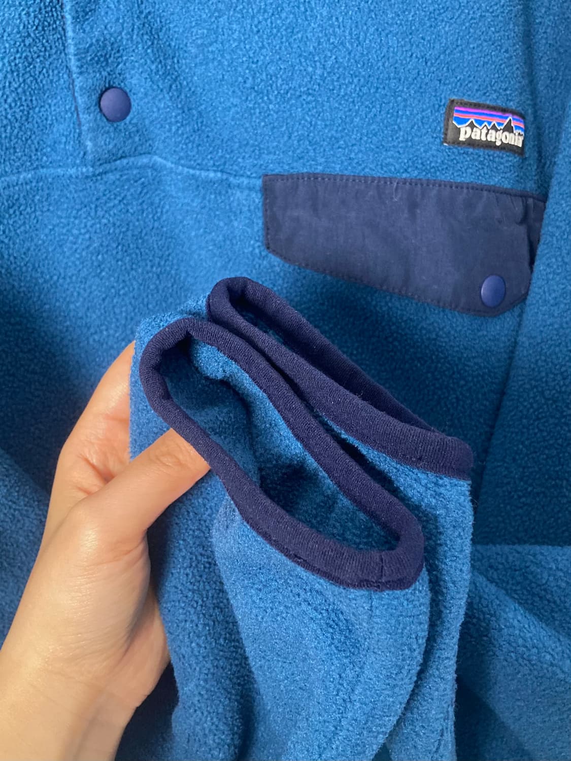 파타고니아 신칠라 풀오버 블루 (L) 상품이미지5
