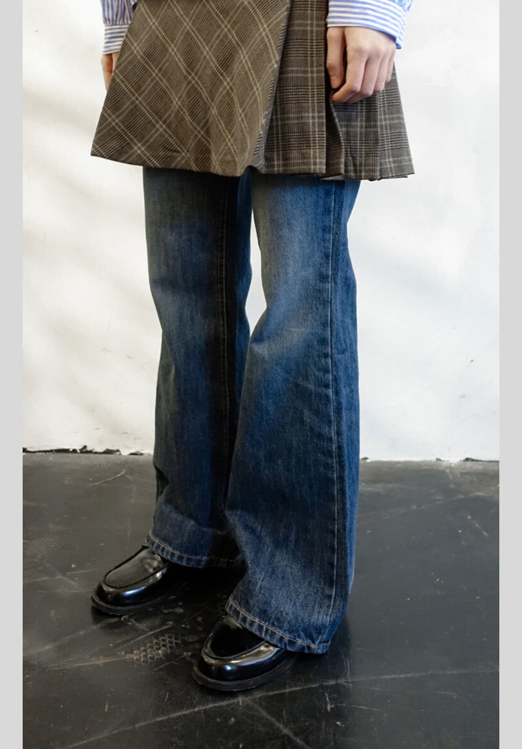 샵페어리 워싱 부츠컷 팬츠 상품이미지1