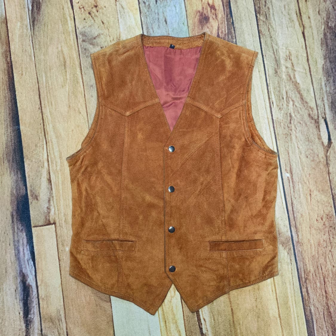 빈티지 스웨이드 웨스턴 베스트 M 상품이미지1